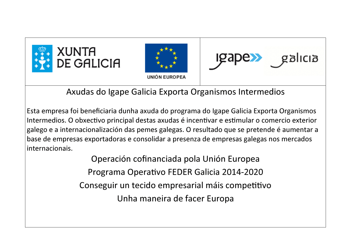 Axudas do Igape Galicia Exporta Organismos Intermedios